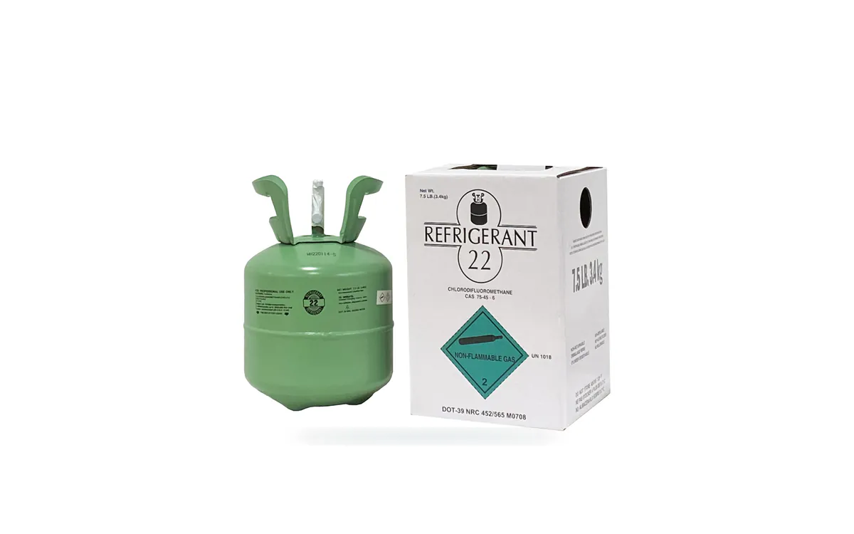 Imagen de referencia de garrafa Refrigerant R-22 de 3,4 kg