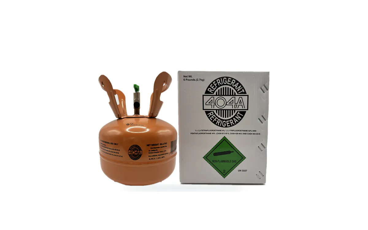 Imagen de referencia de garrafa Refrigerant R-404A de 2,7 kg