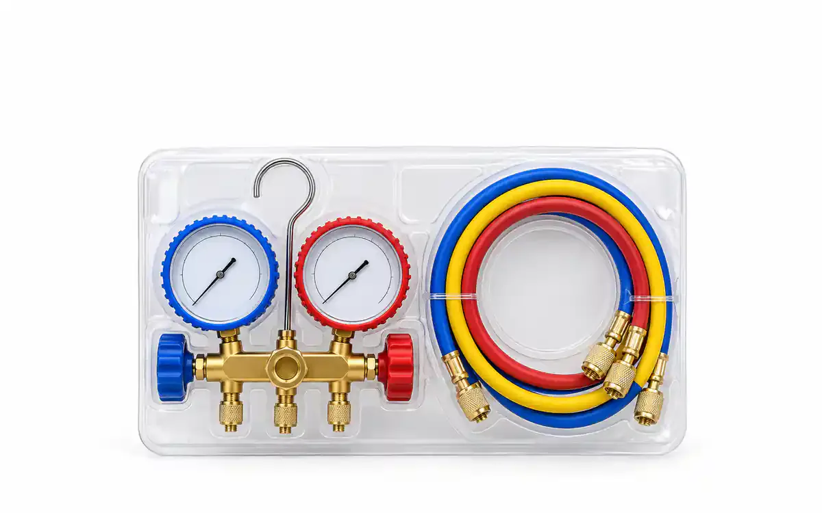 Manifold Value VMG-2-R410A-B-05 con mangueras
